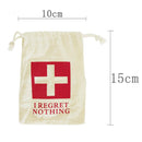 10 PCS Cotton Printed Drawstring Holder Bag Wedding Hangover Kit Bags