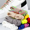 5 Pairs Bold Round Sneakers Casual Shoes Rope, Length:140cm(Green)