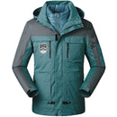 Men/Women Warm Breathable Windproof Waterproof Hiking Ski Suit Outdoor Jacket, Size:M(Lake Blue)