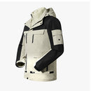 Men/Women Warm Breathable Windproof Waterproof Hiking Ski Suit Outdoor Jacket, Size:M(Ivory White)