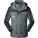 Men/Women Warm Breathable Windproof Waterproof Hiking Ski Suit Outdoor Jacket, Size:5XL(Dark Gray)