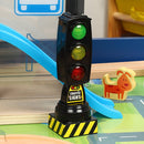 Electric Light and Music Can Switch Children Traffic Lights Traffic Lights Toy Model(White)