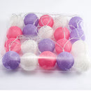 3M 20 Leds Cotton Ball Light String Holiday Wedding Christmas Party Bedroom Fairy Lights Outdoor LED Light Garland Decoration, Power Supply: Battery(Purple)