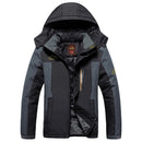 Winter Fleece Military Jackets Men Windproof Waterproof Outwear Parka Windbreaker Warm Coat, Size:XL(Black)