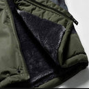 Winter Fleece Military Jackets Men Windproof Waterproof Outwear Parka Windbreaker Warm Coat, Size:XL(Black)