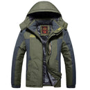 Winter Fleece Military Jackets Men Windproof Waterproof Outwear Parka Windbreaker Warm Coat, Size:XL(Army Green)