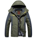 Winter Fleece Military Jackets Men Windproof Waterproof Outwear Parka Windbreaker Warm Coat, Size:XXL(Army Green)