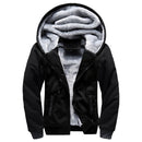 Winter Parka Men Plus Velvet Warm Windproof Coats Large Size Hooded Jackets, Size: XXL(Red)