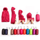 Casual Ultra Light White Duck Down Jacket Women Autumn Winter Warm Coat Hooded Parka, Size:XL(Black)