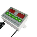 ST3012 Microcomputer Intelligent Temperature Controller Dual Temperature Dual Control Electronic Temperature Controller, Voltage:12V