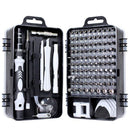 110 in 1 Magnetic Plum Screwdriver Mobile Phone Disassembly Repair Tool(Black)