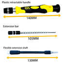 110 in 1 Magnetic Plum Screwdriver Mobile Phone Disassembly Repair Tool(Black)