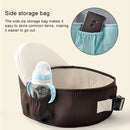 Waist belt Baby Carrier Waist Stool Walkers Baby Sling Hold Waist Belt Backpack(Light Blue)