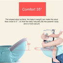 Waist belt Baby Carrier Waist Stool Walkers Baby Sling Hold Waist Belt Backpack(Light Blue)