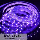 3528 SMD UV Purple Light Strip Epoxy LED Lamp Decorative Light Strip, Style:Waterproof 5m(AU Plug)