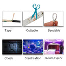 3528 SMD UV Purple Light Strip Epoxy LED Lamp Decorative Light Strip, Style:Waterproof 5m(AU Plug)