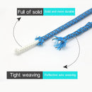 Reflective Shoe laces Round Sneakers ShoeLaces Kids Adult Outdoor Sports Shoelaces, Length:120cm(Sky Blue)