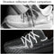 Reflective Shoe laces Round Sneakers ShoeLaces Kids Adult Outdoor Sports Shoelaces, Length:120cm(Black)