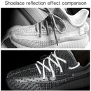 Reflective Shoe laces Round Sneakers ShoeLaces Kids Adult Outdoor Sports Shoelaces, Length:140cm(Fluorescence Green)