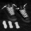 Reflective Shoe laces Round Sneakers ShoeLaces Kids Adult Outdoor Sports Shoelaces, Length:140cm(Fluorescence Green)