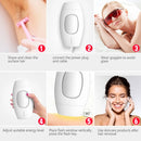 Professional Permanent 600000 Flash IPL Painless Laser Hair Removal Equipment, Specification:AU Plug(Pink)