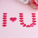100 PCS / Pack 3.5cm Wedding Supplies Love Hand Throw Flower Wedding Room Decoration Simulation Fake Petals(Pink)