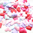 100 PCS / Pack 3.5cm Wedding Supplies Love Hand Throw Flower Wedding Room Decoration Simulation Fake Petals(White)