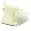 50 PCS Multi size Linen Jute Drawstring Gift Bags Sacks Wedding Birthday Party Favors Drawstring Gift Bags, Size:7x9cm(Beige)