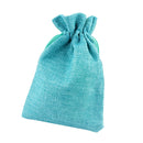 50 PCS Multi size Linen Jute Drawstring Gift Bags Sacks Wedding Birthday Party Favors Drawstring Gift Bags, Size:7x9cm(Dark Blue)