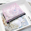 3 PCS Mini Waterproof PVC Jelly Coin Purse Transparent Zipper Bag(Pink)