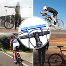 Cycling Handlebar Bike Flashlight Holder Handle Bar Bicycle Accessories Extender Mount Bracket(Red)