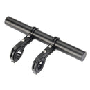 Cycling Handlebar Bike Flashlight Holder Handle Bar Bicycle Accessories Extender Mount Bracket(Black)