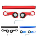 Cycling Handlebar Bike Flashlight Holder Handle Bar Bicycle Accessories Extender Mount Bracket(Black)
