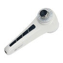 Double-head Ultrasonic Beauty Instrument Ion Import and Export Cleansing Instrument Multi-function Beauty Instrument, Specification:EU Plug(White)