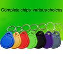 10PCS IC Access Control Card Entree Control M1 Compatibel Fudan Rfid 13.56Mhz Keyfob Sleutelhanger Tag Sleutelhanger(Red)