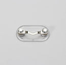 5 PCS Magnetic Glasses Holder Magnetic Brooch Number Plate Headset Glasses Clip(White Diamond)