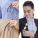 5 PCS Magnetic Glasses Holder Magnetic Brooch Number Plate Headset Glasses Clip(Colored Diamond)