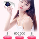 600000 Flash Professional Permanent LPL Epilator Painless LCD Hair Removal Machine, Specification:AU Plug(White)