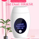 600000 Flash Professional Permanent LPL Epilator Painless LCD Hair Removal Machine, Specification:US Plug(White)