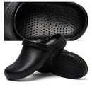 Kitchen Chef Shoes Food Service Non-slip Water-proof Oil-Proof Slippers, Size:38(Black)