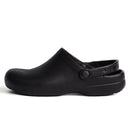 Kitchen Chef Shoes Food Service Non-slip Water-proof Oil-Proof Slippers, Size:40(Black)