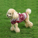 Pet Dog Christmas Costume Pet Snow Warm Coat, Size:M(Red )