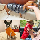 Winter Dogs Pet Cat Padded Vest Coat Puppy Warm Jackets Clothes, Size:L(Black)