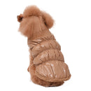 Winter Dogs Pet Cat Padded Vest Coat Puppy Warm Jackets Clothes, Size:3XL(Coffee)