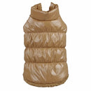 Winter Dogs Pet Cat Padded Vest Coat Puppy Warm Jackets Clothes, Size:3XL(Coffee)