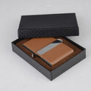 PU Cigarette Pack Creative Business Card Holder Men And Women Thin Cigarette Case(Brown)