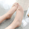 Sponge Pad Ice Silk Silicone Seamless Invisible Non-slip Sweat-absorbent Sailboat Socks(Light Skin)