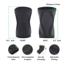 Thickened Neoprene Sports Knee Pads for Adults, SIZE:M(Black & Red)