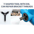 3 PCS Skateboard Repair Tool Y Shape Spanner Bearing Tool(Black)