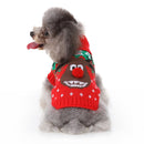 Pet Christmas Sweater Pet Elk Snowflake Dog Sweater, Size:S(MYD96 Red)